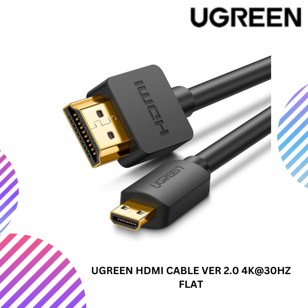 UGREEN HDMI CABLE VER 2.0 4K@30HZ FLAT
