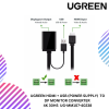 UGREEN HDMI + USB (POWER SUPPLY)  TO DP MONITOR CONVERTER