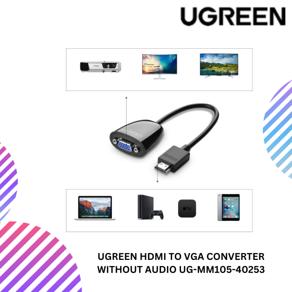 UGREEN HDMI TO VGA CONVERTER WITHOUT AUDIO