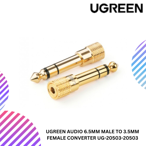 UGREEN AUDIO 6.5MM MALE TO 3.5MM FEMALE CONVERTER