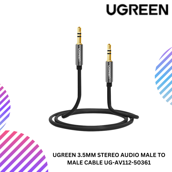 UGREEN 3.5MM STEREO AUDIO MALE TO MALE CABLE