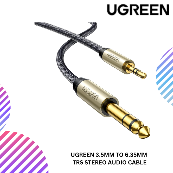 UGREEN 3.5MM TO 6.35MM TRS STEREO AUDIO CABLE