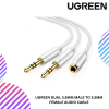 UGREEN DUAL 3.5MM MALE TO 3.5MM FEMALE AUDIO CABLE