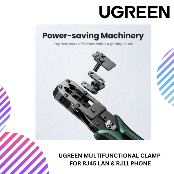 UGREEN MULTIFUNCTIONAL CLAMP FOR RJ45 LAN & RJ11 PHONE