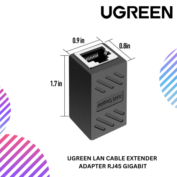 UGREEN LAN CABLE EXTENDER ADAPTER RJ45 GIGABIT