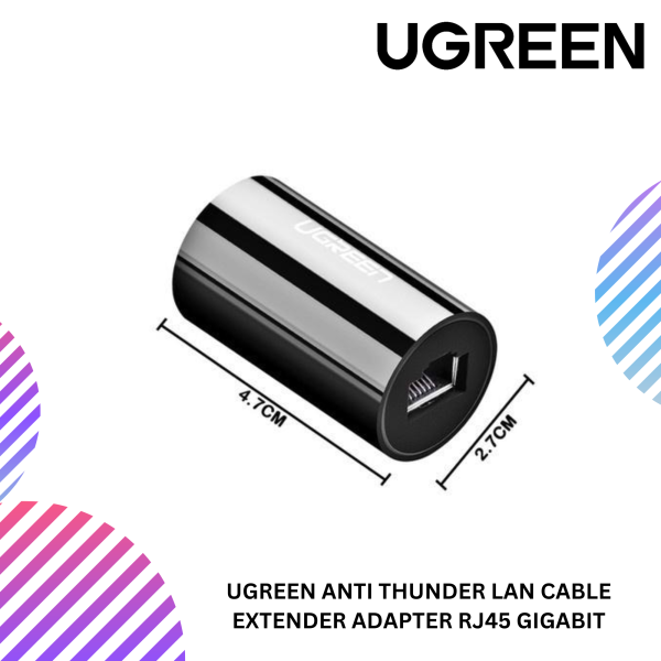 SHOPEELAZADA-2025-02-20T105001.404.png UGREEN ANTI THUNDER LAN CABLE EXTENDER ADAPTER RJ45 GIGABIT