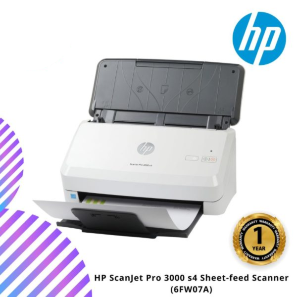 HP ScanJet Pro 3000 s4 Sheet-feed Scanner (6FW07A)