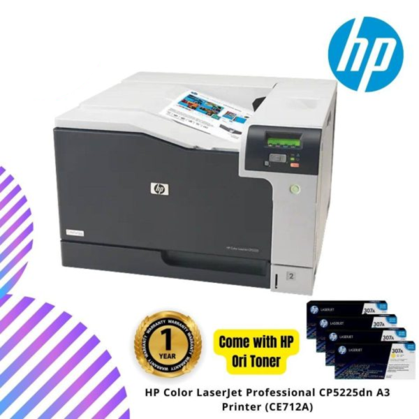 HP Color LaserJet Professional CP5225dn A3 Printer (CE712A)