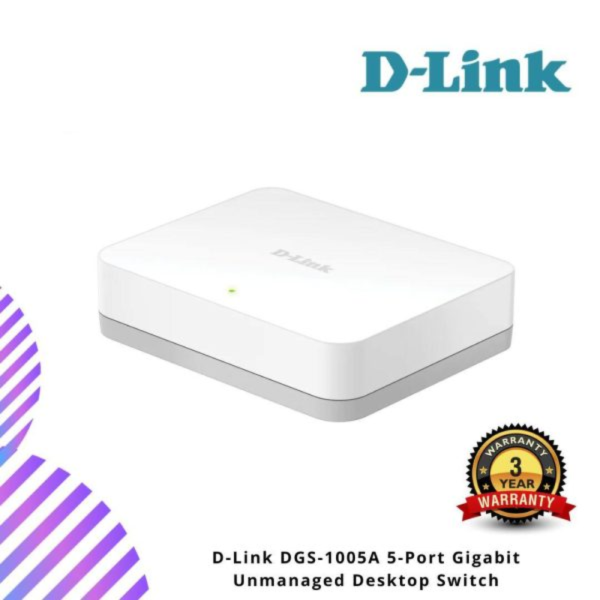 Untitled-design-2024-12-11T172647.890.png D-Link DGS-1005A 5-Port Gigabit Unmanaged Desktop Switch