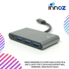 Innoz InnoZone C2 3-Port USB 3.0 with PD & USB 3.1 with Type-C Data Hub support Mac, Windows, Linus OS (CH-C2UC)