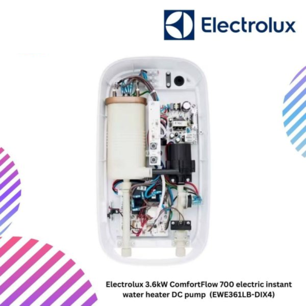 Electrolux 3.6kW ComfortFlow 700 Electric Instant Water Heater DC Pump  (EWE361LB-DIX4)