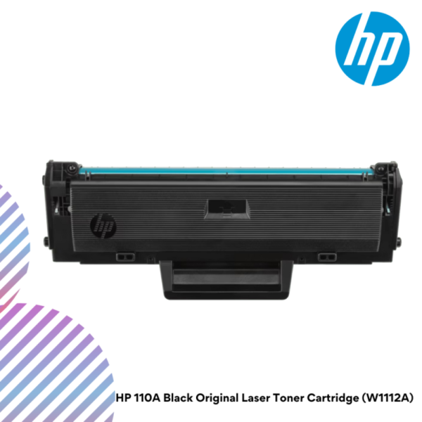 HP 110A Black Original Laser Toner Cartridge (W1112A)