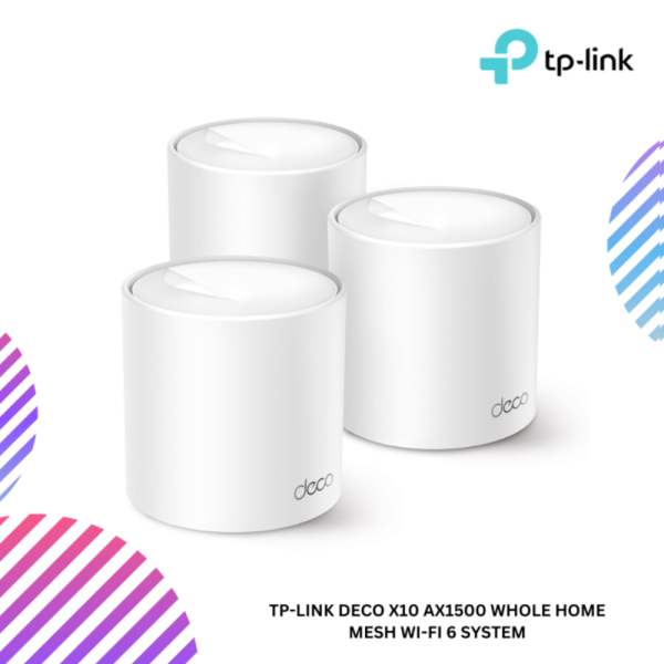 TP-Link Deco X10 AX1500 Whole Home Mesh Wi-Fi 6 System