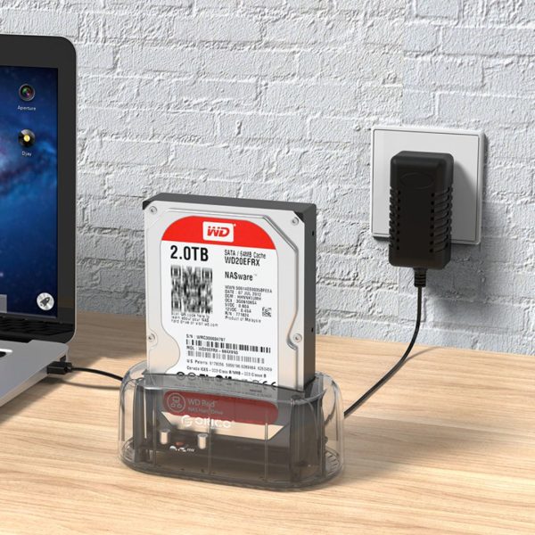 ORICO 6139C3 3.5 inch Transparent USB3.1 Type-C Hard Drive Dock
