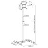 Brateck LCD-S05 13-42 inch Tilt Height Adjustable TV Monitor Stand ( LCD-S05 )