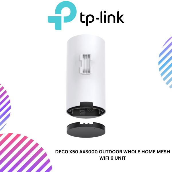 Deco X50 AX3000 Outdoor Whole Home Mesh WiFi 6 Unit
