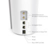 TP-Link Deco X50 5G AX3000 Whole Home Mesh Wi-Fi 6 Router, Build-In 5G Modem