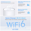 TP-Link Deco X10-4G AX1500 Whole Home Mesh Wi-Fi 6 Router, Build-In 300Mbps 4G+ LTE Advanced Modem