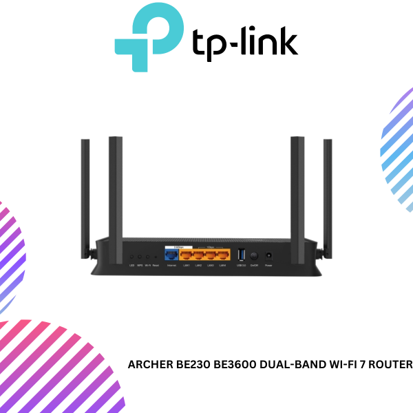 Archer BE230 BE3600 Dual-Band Wi-Fi 7 Router