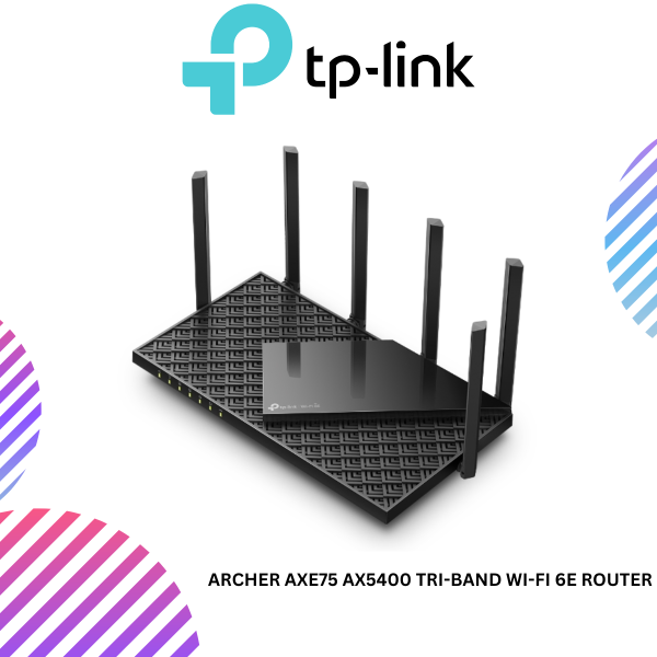 Archer AXE75 AX5400 Tri-Band Wi-Fi 6E Router