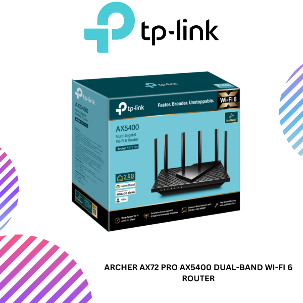 Archer AX72 Pro AX5400 Dual-Band Wi-Fi 6 Router