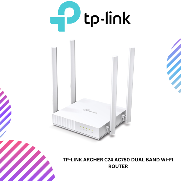 TP-LINK Archer C24 AC750 Dual Band Wi-Fi Router