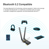 TP-Link Archer TX20E AX1800 Dual Band Wi-Fi 6 Bluetooth 5.2 PCI Express Adapter