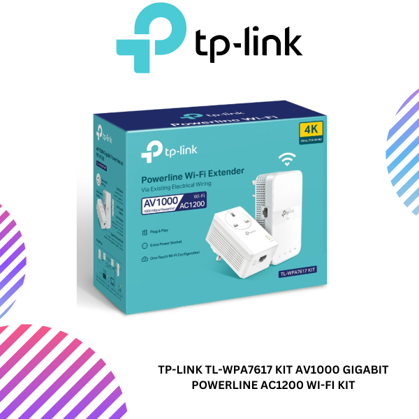 ang-copy-2025-03-01T103355.330.png TP-Link TL-WPA7617 KIT AV1000 Gigabit Powerline AC1200 Wi-Fi Kit