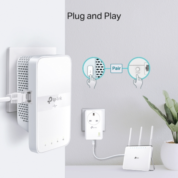 ang-copy-2025-03-01T103443.994.png TP-Link TL-WPA7617 KIT AV1000 Gigabit Powerline AC1200 Wi-Fi Kit
