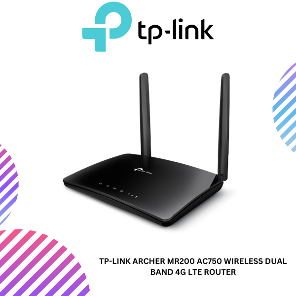 TP-Link Archer MR200 AC750 Wireless Dual Band 4G LTE Router