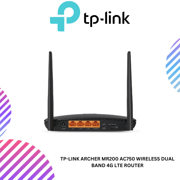 TP-Link Archer MR200 AC750 Wireless Dual Band 4G LTE Router