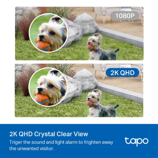 TP-Link Tapo C420S1 Smart Wire-Free Security Camera System, 1-Camera System