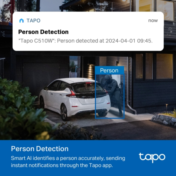TP-LINK Tapo C510W Outdoor Pan/Tilt Security WiFi Camera