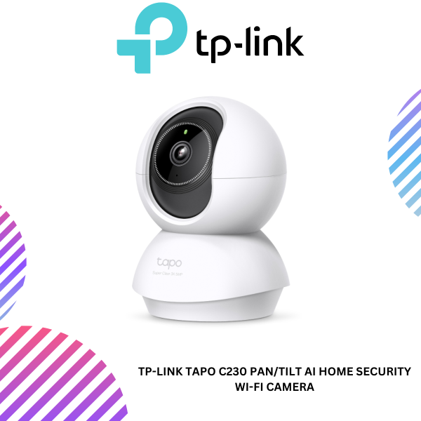TP-Link Tapo C230 Pan/Tilt AI Home Security Wi-Fi Camera