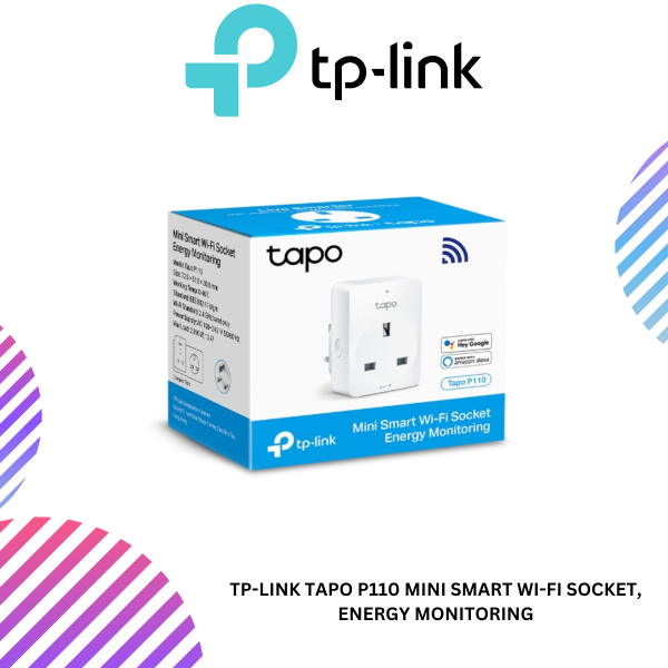 TP-Link Tapo P110 Mini Smart Wi-Fi Socket, Energy Monitoring
