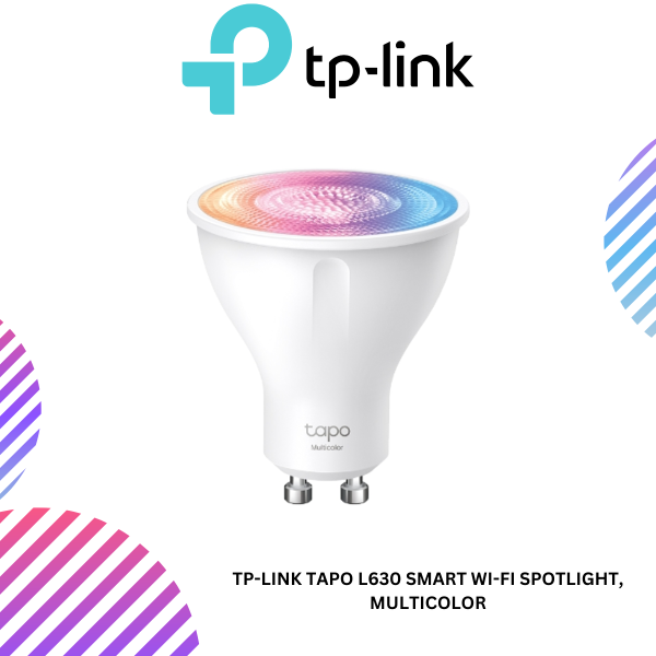 TP-Link Tapo L630 Smart Wi-Fi Spotlight, Multicolor