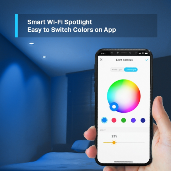 TP-Link Tapo L630 Smart Wi-Fi Spotlight, Multicolor