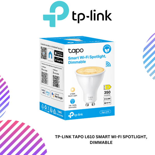 TP-Link Tapo L610 Smart Wi-Fi Spotlight, Dimmable