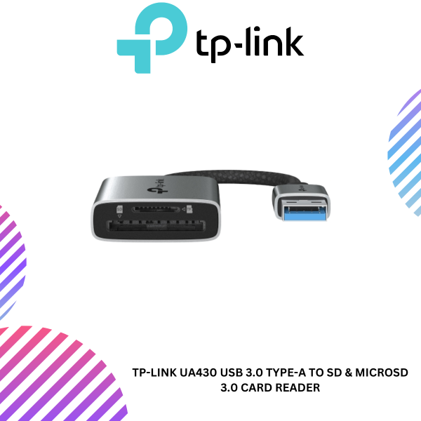 TP-Link UA430 USB 3.0 Type-A to SD & microSD 3.0 Card Reader