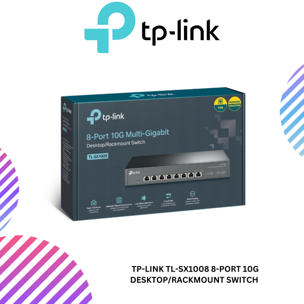 TP-Link TL-SX1008 8-Port 10G Desktop/Rackmount Switch