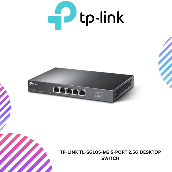 TP-Link TL-SG105-M2 5-Port 2.5G Desktop Switch