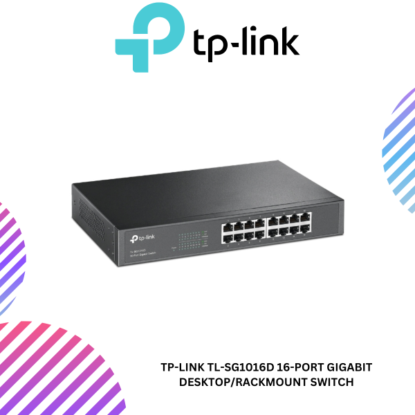 TP-Link TL-SG1016D 16-Port Gigabit Desktop/Rackmount Switch
