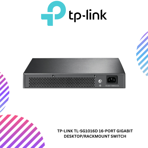 TP-Link TL-SG1016D 16-Port Gigabit Desktop/Rackmount Switch