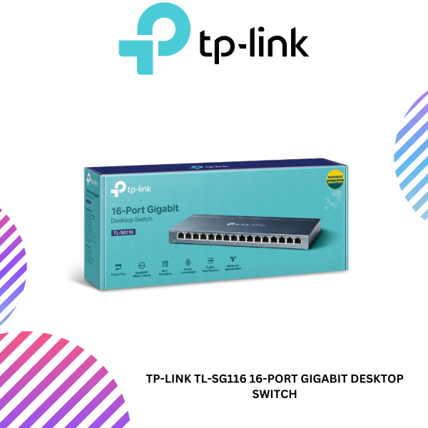 TP-Link TL-SG116 16-Port Gigabit Desktop Switch