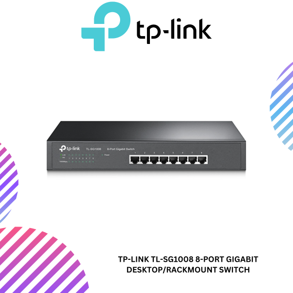 TP-Link TL-SG1008 8-Port Gigabit Desktop/Rackmount Switch