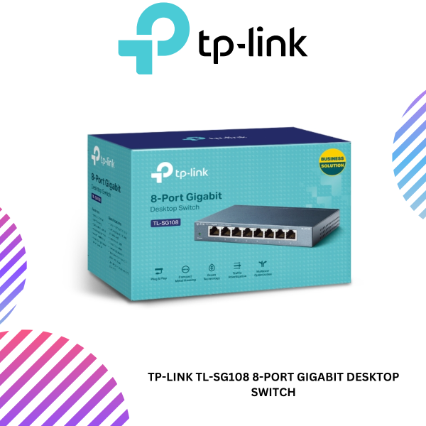 TP-Link TL-SG108 8-Port Gigabit Desktop Switch