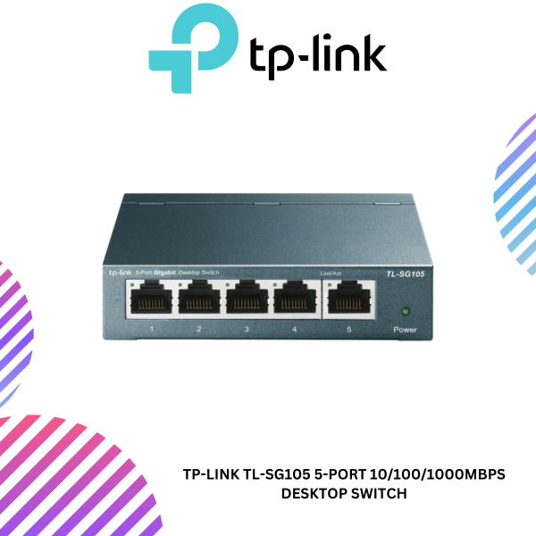 TP-Link TL-SG105 5-Port 10/100/1000Mbps Desktop Switch