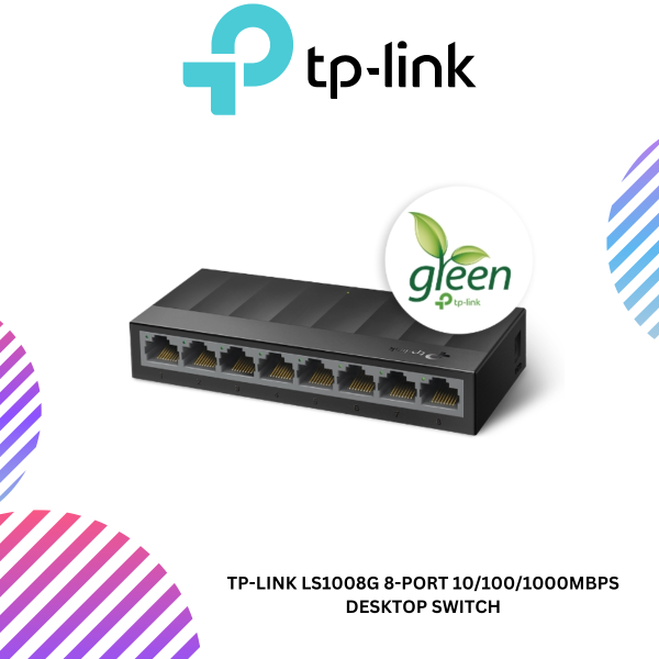 TP-Link LS1008G 8-Port 10/100/1000Mbps Desktop Switch