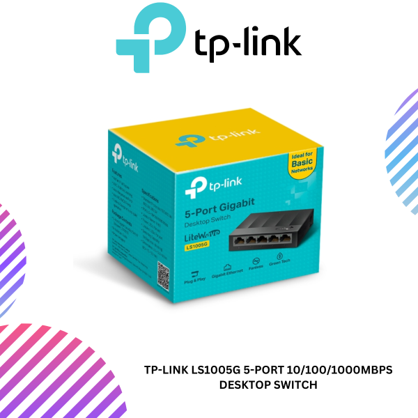 TP-Link LS1005G 5-Port 10/100/1000Mbps Desktop Switch
