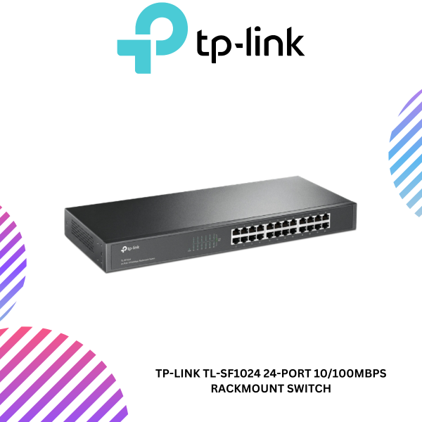 TP-Link TL-SF1024 24-Port 10/100Mbps Rackmount Switch